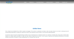 Desktop Screenshot of giridharihomes.com